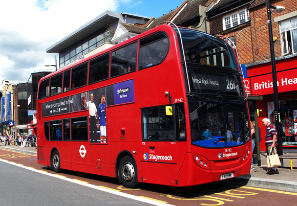 Route 261, Stagecoach London 19742, LX11BBK, Bromley