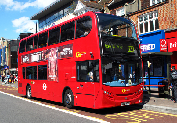 Route 320, Go Ahead London, EH18, SN61DCE, Bromley