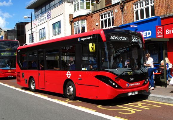 Route 336, Stagecoach London 36617, YX16OKV, Bromley