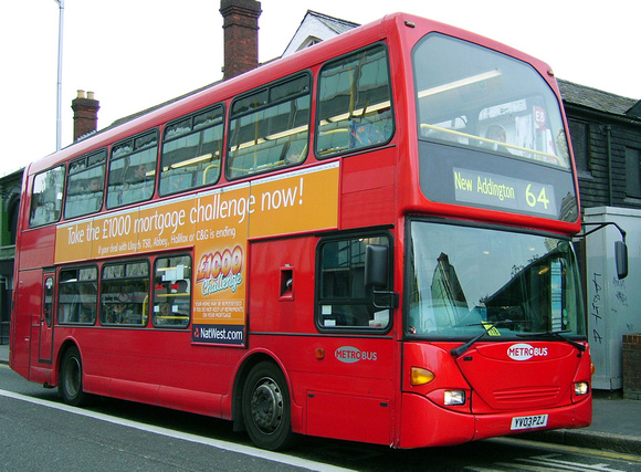 Route 64, Metrobus 439, YV03PZJ, Croydon