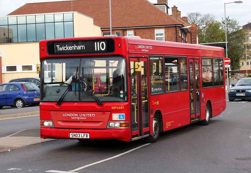 London Bus Routes | Route 110: Hounslow - Hammersmith | Route 110 ...