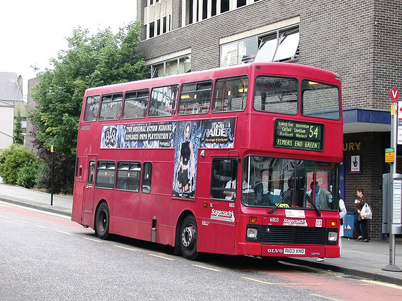 Route 54, Stagecoach London 16103, R103XNO, Woolwich