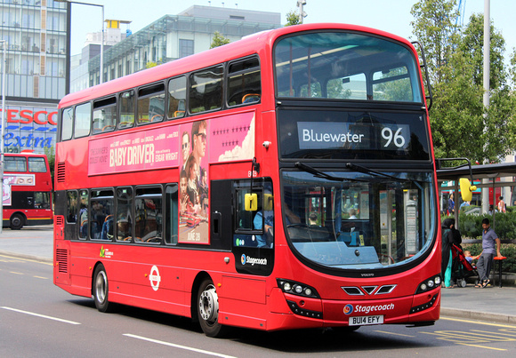Route 96, Stagecoach London 13003, BU14EFY, Woolwich