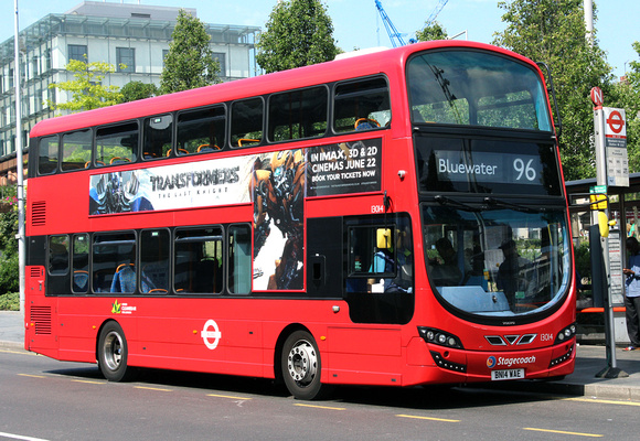 Route 96, Stagecoach London 13014, BN14WAE, Woolwich