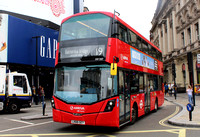 Route 19, Arriva London, HV257, LK66GEY, Piccadilly Circus