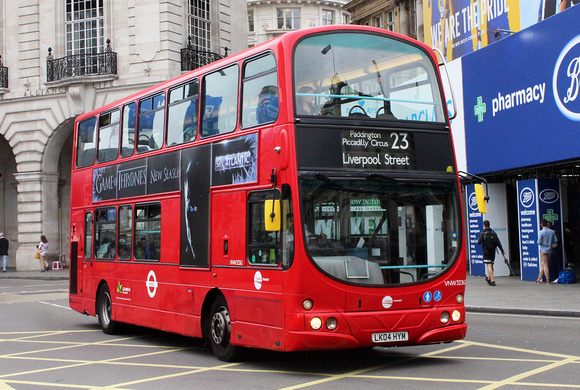 Route 23, Tower Transit, VNW32362, LK04HYM, Piccadilly Circus