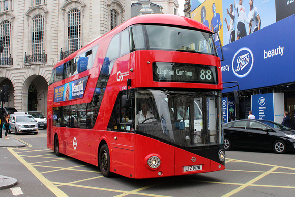 Route 88, Go Ahead London, LT478, LTZ1478, Piccadilly Circus