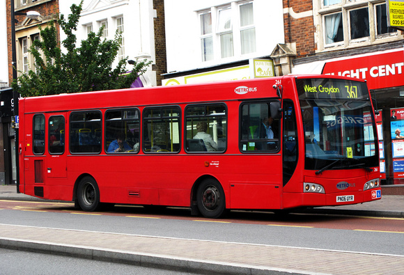 Route 367, Metrobus 261, PN06UYR, Bromley