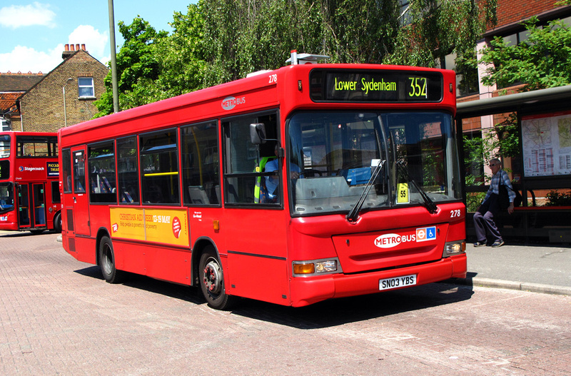 London Bus Routes | Route 352: Bromley North - Lower Sydenham | Route ...