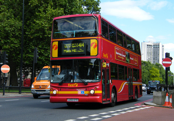 Route 414, First London, TNA33371, LK53EYO, Marble Arch