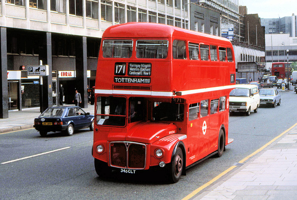 Route 171, London Transport, RM1346, 346CLT, Waterloo