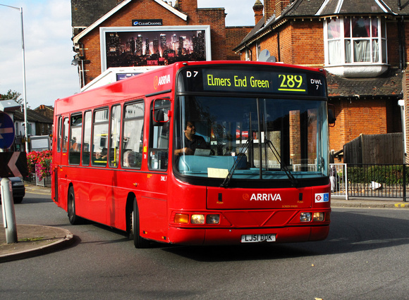 Route 289, Arriva London, DWL7, LJ51DDK, Croydon