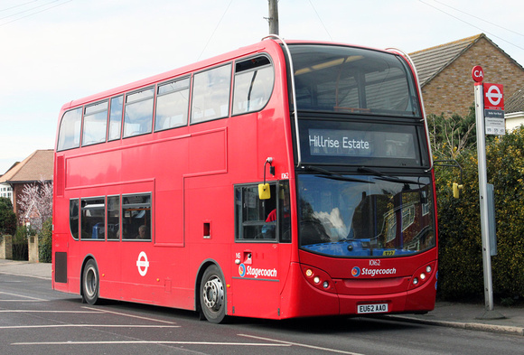 Route 175, Stagecoach London 10162, EU62AAO, Chase Cross