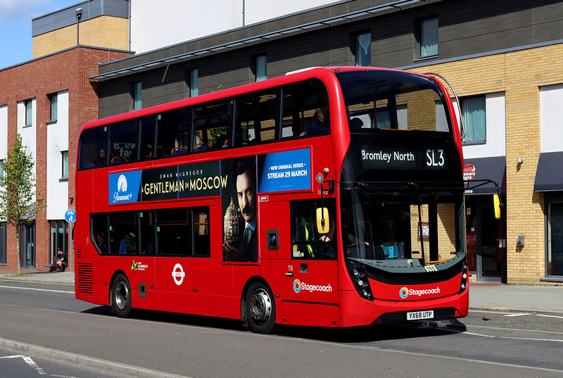 London Bus Routes | Route SL3: Thamesmead - Bromley