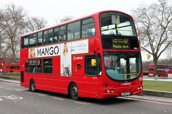 Route 137, Arriva London, DW80, LJ04LGY, Marble Arch