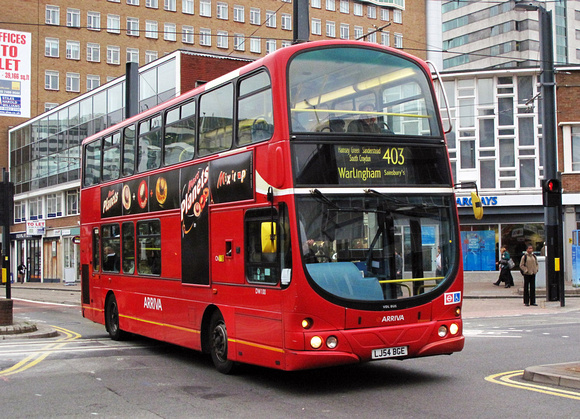 Route 403, Arriva London, DW100, LJ54BGE, Croydon