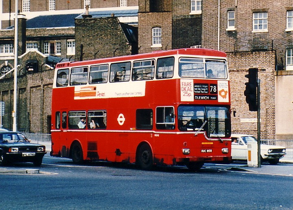 Route 78, London Transport, MD95, OUC95R