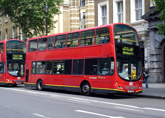 Route 87, London General, WVL109, LX03EDR, Westminster