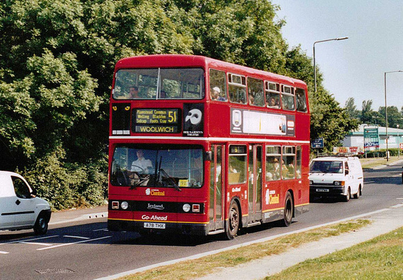 Route 51, London Central, T1078, A78THX, St Pauls Cray