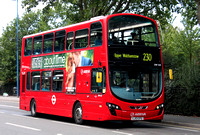 Route 230, Arriva London, DW545, LJ13CFG, Walthamstow Central