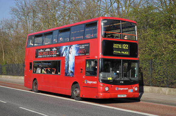 Route 122, Stagecoach London 17310, X384NNO, Woolwich Common