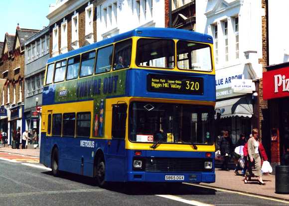 Route 320, Metrobus 865, S865DGX, Bromley