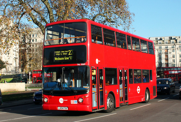 Route 23, Tower Transit, TAL33203, LX04FXV, Marble Arch