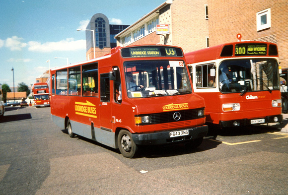 Route U3, Uxbridge Buses, MA43, F643XMS