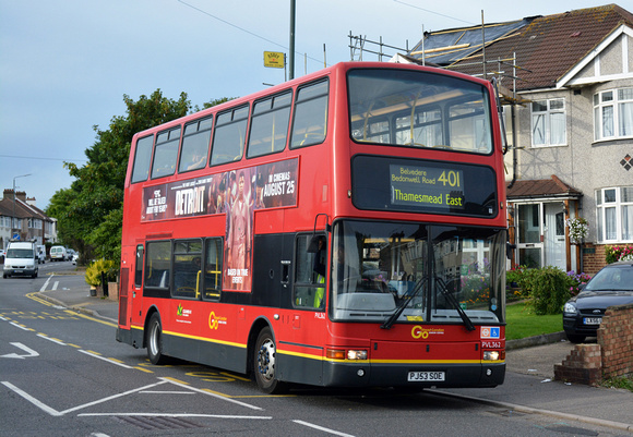 Route 401, Go Ahead London, PVL362, PJ53SDE, Bexleyheath