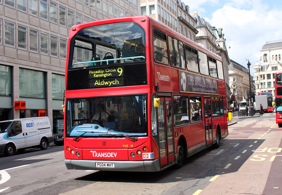 Route 9, Transdev, VLE14, PG04WHT, Piccadilly
