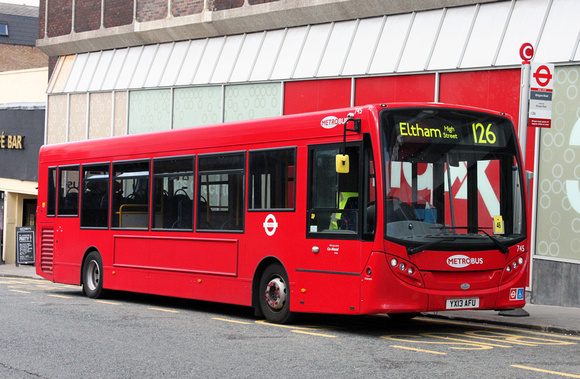 Route 126, Metrobus 745, YX13AFU, Bromley