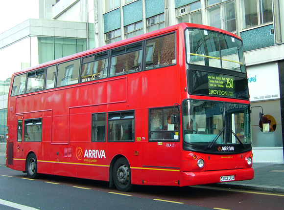 Route 250, Arriva London, DLA2, S202JUA, Croydon