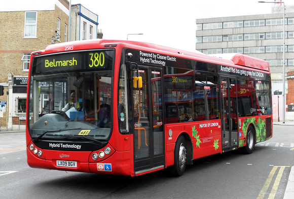 Route 380, Stagecoach London 25115, LX09BGV, Woolwich