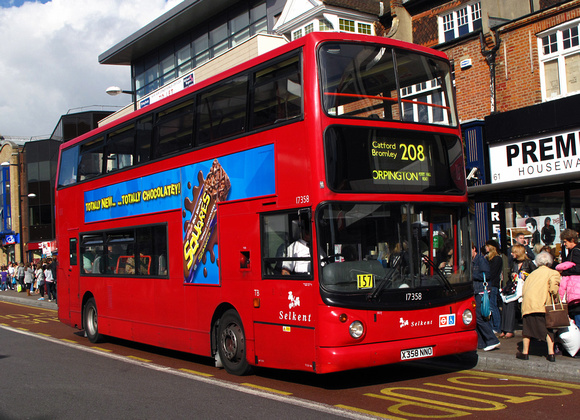 Route 208, Selkent ELBG 17358, X358NNO, Bromley