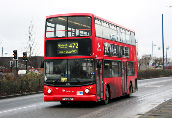Route 472, Selkent ELBG 17215, V215MEV, Woolwich
