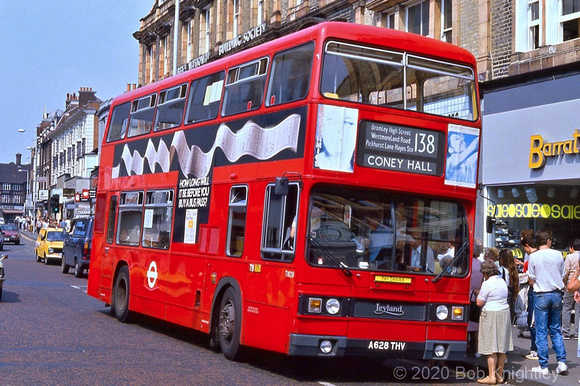 Route 138, London Transport, T1028, A628THV, Bromley