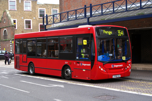 Route 354, Stagecoach London 36314, LX58CAU, Bromley