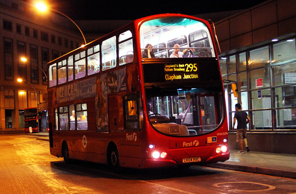 Route 295, First London, VNW32394, LK04HXC, Hammersmith