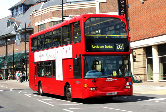 Route 261, Metrobus 936, YN56FDL, Bromley