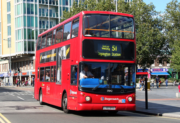 Route 51, Stagecoach London 17842, LX03BYU, Woolwich