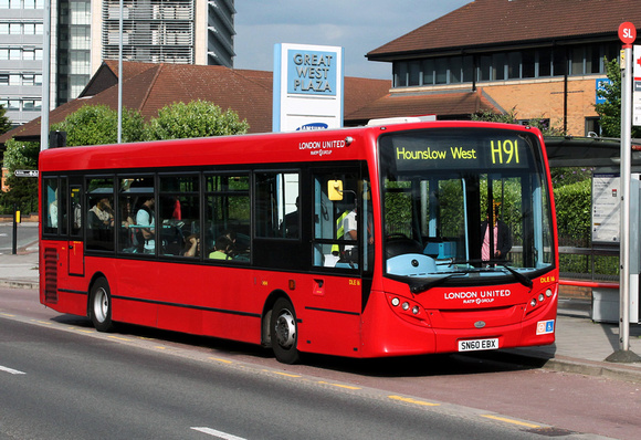 Route H91, London United RATP, DLE16, SN60EBX, Brentford
