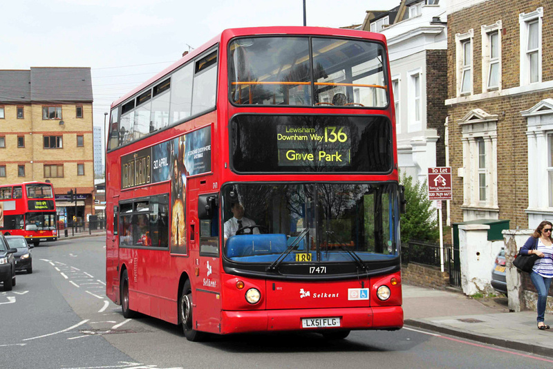 London Bus Routes | Route 136: Elephant & Castle - Grove Park