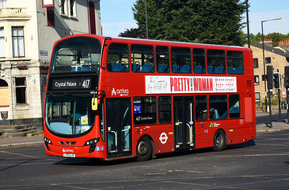 Route 417, Arriva London, HV144, LT63UJE, Streatham Hill