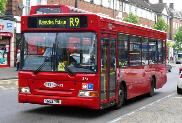 Route R9, Metrobus 275, SN03YBH, Orpington