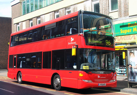 Route 96, Selkent ELBG 15068, LX09AEO, Woolwich