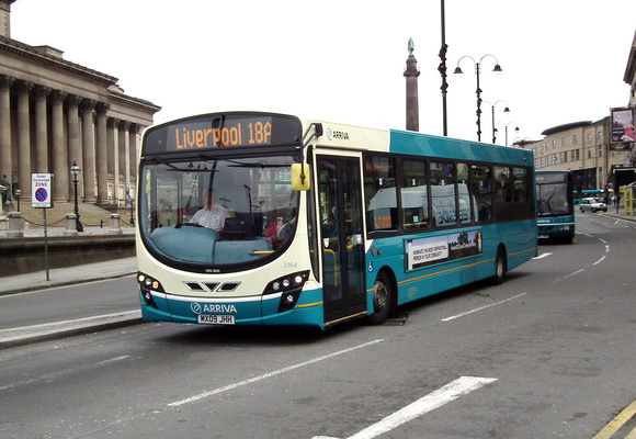 Route 18A, Arriva Merseyside 2954, MX09JHH, Liverpool