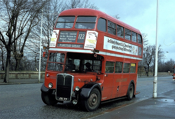 Route 122, London Transport, RT714, JXC77, Crystal Palace