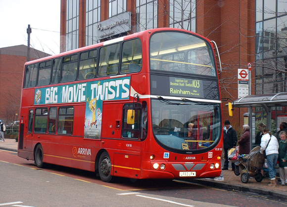 Route 103, Arriva London, VLW86, LF52UPW, Romford