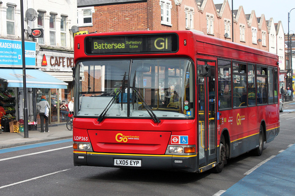 Route G1, Go Ahead London, LDP263, LX05EYP, Tooting Broadway