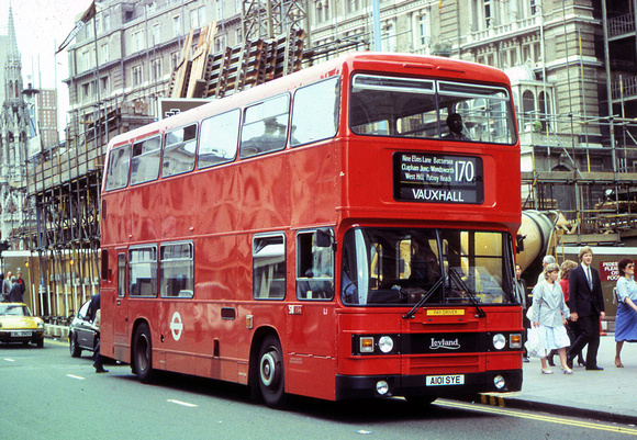 Route 170, London Transport, L1, A101SYE, Charing Cross